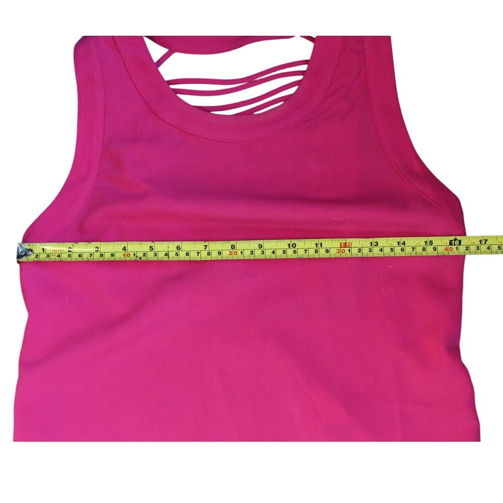 NWT Sugar Lips Pink Sleeveless Mini Dress Ladder Back Detail Women’s Size Small - Picture 4 of 5